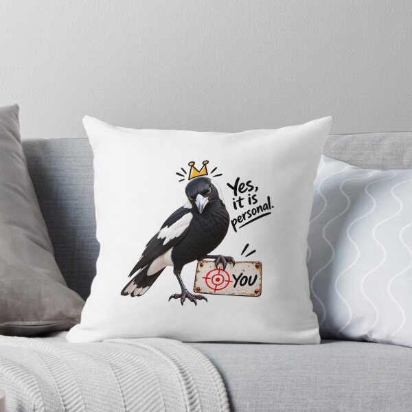 Item preview, Yes, It Is Personal – Funny Magpie Australian Bird Design designed and sold by chiakh.