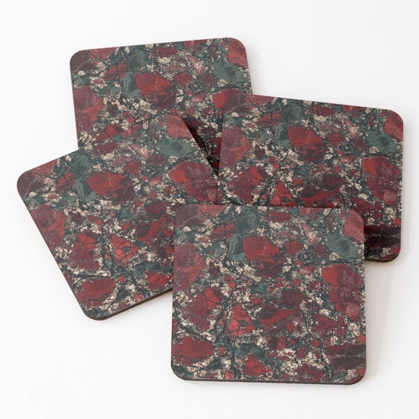 Item preview, Red Brecciated Jasper Stone Pattern designed and sold by SassyArtistry.