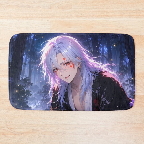 Item preview, Tengen Uzui Demon Slayer Enchanted Moonlit Forest Stream designed and sold by SolenneAzur.