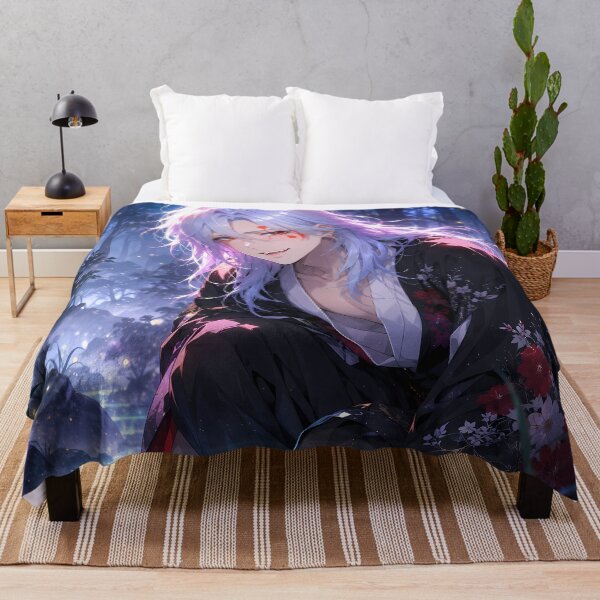 Item preview, Tengen Uzui Demon Slayer Enchanted Moonlit Forest Stream designed and sold by SolenneAzur.