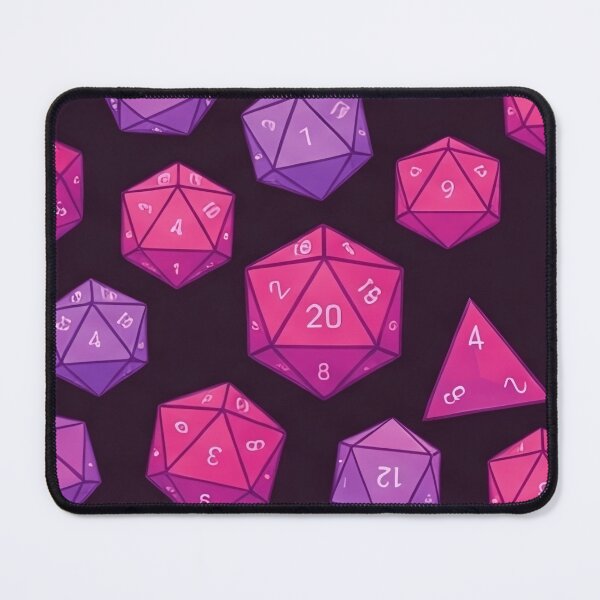 Item preview, Pink Purple D20 Dice Pattern designed and sold by SassyArtistry.
