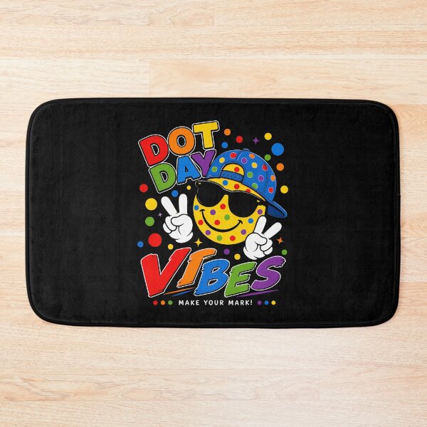 Item preview, Dot Day Vibes Smile Face Colorful Polka Dot Kids designed and sold by OddPopARt.