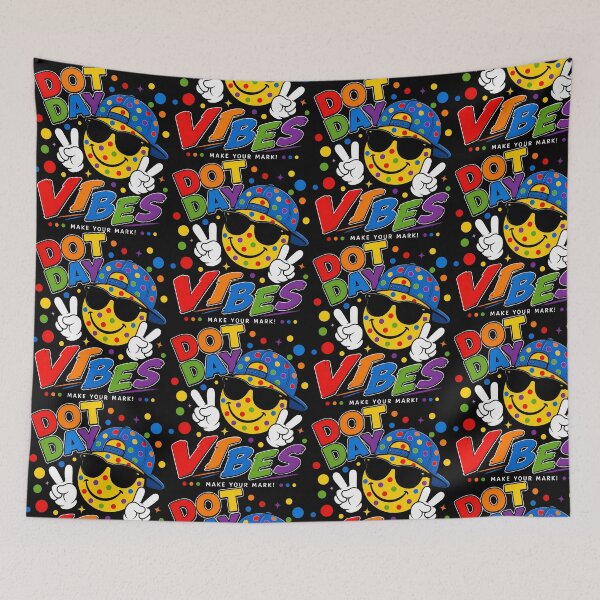 Item preview, Dot Day Vibes Smile Face Colorful Polka Dot Kids designed and sold by OddPopARt.