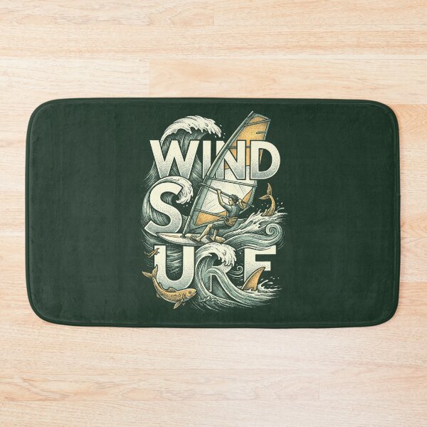 Item preview, Windsurf Vintage Wave Ocean Sailor Graphic designed and sold by KiwiRider.