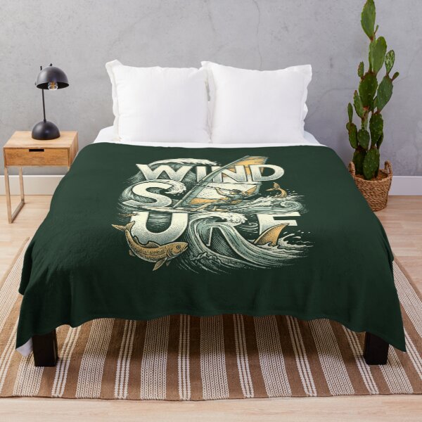 Item preview, Windsurf Vintage Wave Ocean Sailor Graphic designed and sold by KiwiRider.