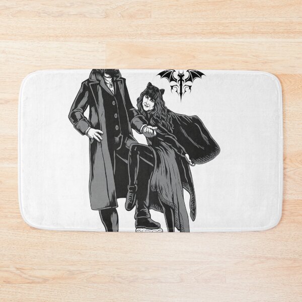 Item preview, Laszlo and Nadja Bats Gothic Illustration designed and sold by JOHNICKLIN.