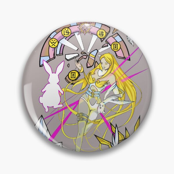 Item preview, Ange de Lumiere Art Nouveau Angewomon Digimon-7 designed and sold by MarjaVolpert.