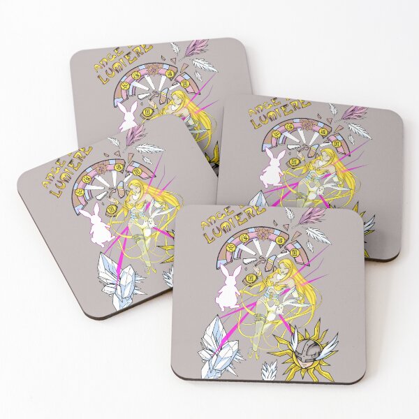 Item preview, Ange de Lumiere Art Nouveau Angewomon Digimon-7 designed and sold by MarjaVolpert.