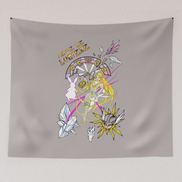 Item preview, Ange de Lumiere Art Nouveau Angewomon Digimon-7 designed and sold by MarjaVolpert.