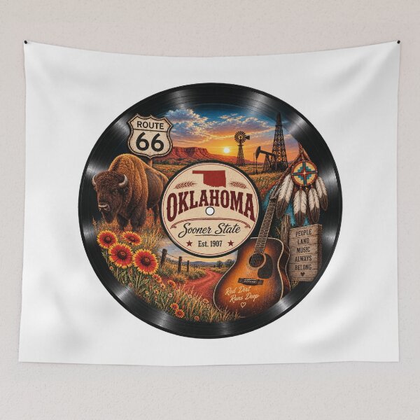 Item preview, Oklahoma Vinyl Record designed and sold by Whimspired By Paxx.