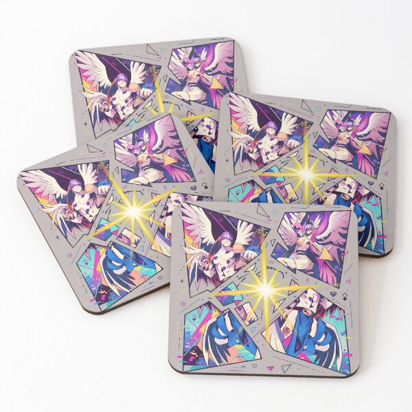 Item preview, Angelic Duo Burst Light - 90s Monster Anime-27 designed and sold by MarjaVolpert.