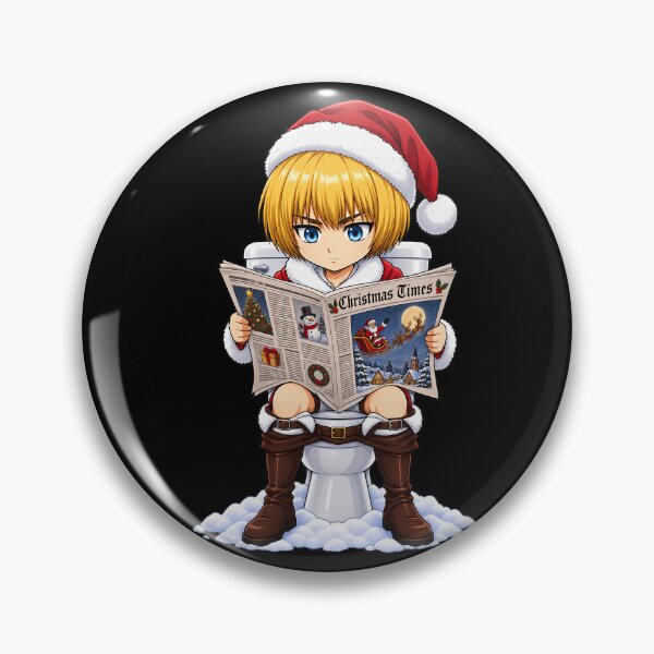 Item preview, Armin Arlert Christmas Newspaper Humor designed and sold by mildaclairmo.