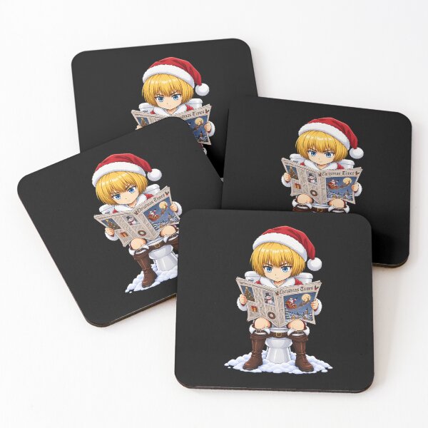 Item preview, Armin Arlert Christmas Newspaper Humor designed and sold by mildaclairmo.