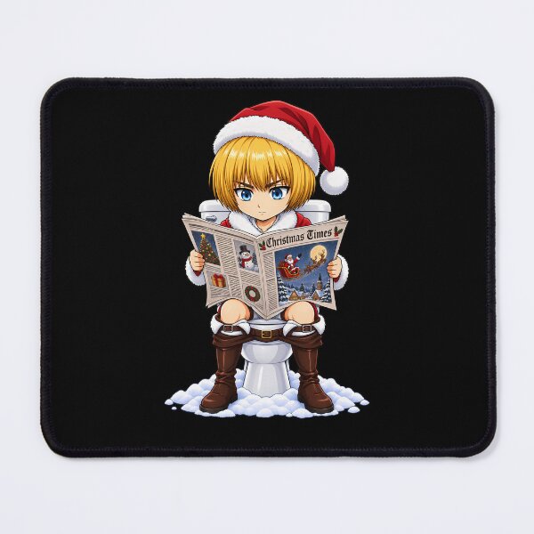 Item preview, Armin Arlert Christmas Newspaper Humor designed and sold by mildaclairmo.