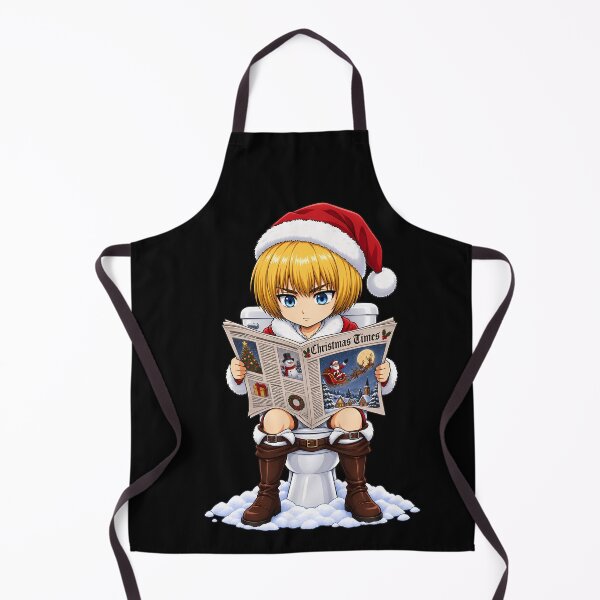 Item preview, Armin Arlert Christmas Newspaper Humor designed and sold by mildaclairmo.