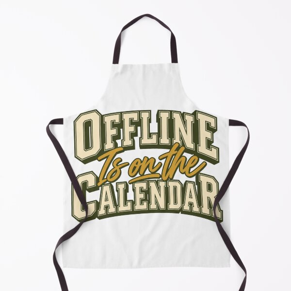 Item preview, Offline Is on the Calendar Varsity Typography designed and sold by Bikivuno.