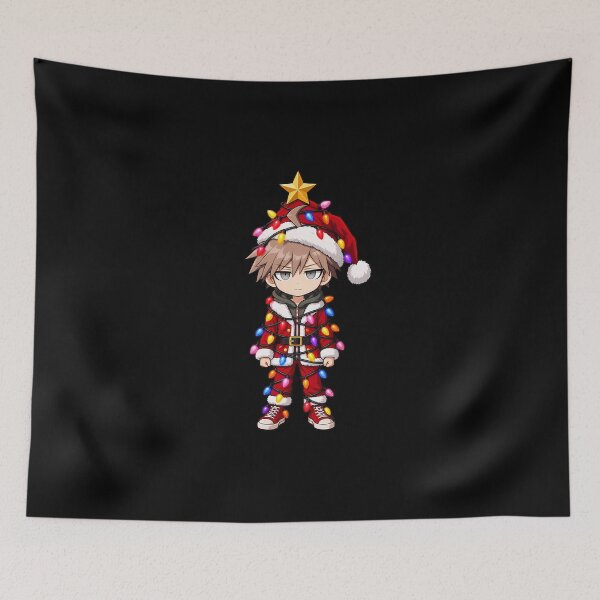 Item preview, Makoto Naegi Danganronpa Christmas Lights Tangled Deadpan designed and sold by SolenneAzur.