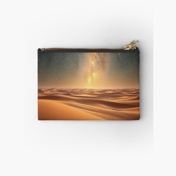 Item preview, Golden Sand Dunes Under Milky Way Galaxy Sky designed and sold by IntelliMindDesigns.