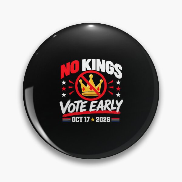 Item preview, No Kings Vote Early Oct 17 2026 Political Election designed and sold by OddPopARt.