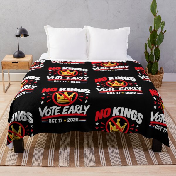 Item preview, No Kings Vote Early Oct 17 2026 Political Election designed and sold by OddPopARt.