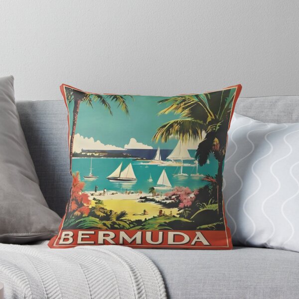 Item preview, Bermuda Vintage Travel Poster designed and sold by Eclipse 3699.