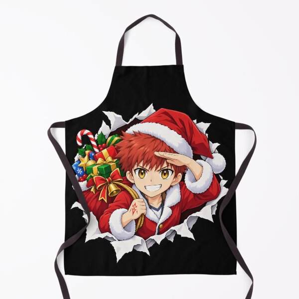 Artikelvorschau, Shirou Emiya Fate Stay Night Weihnachtliche zerrissene Papiergeschenke entworfen und verkauft von mildaclairmo.