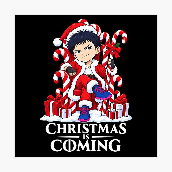 Item preview, Sing Soo Ling Banana Fish Christmas Candy Cane Throne designed and sold by SolenneAzur.
