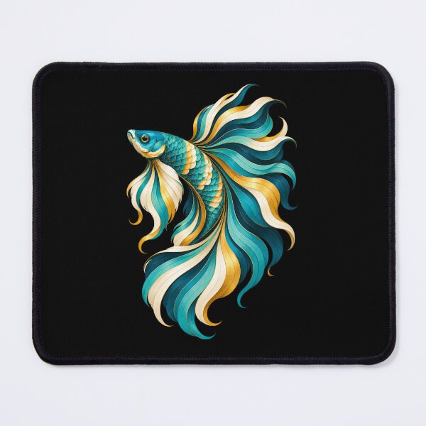 Item preview, Turquoise Betta Fish designed and sold by Haleema Rauf.