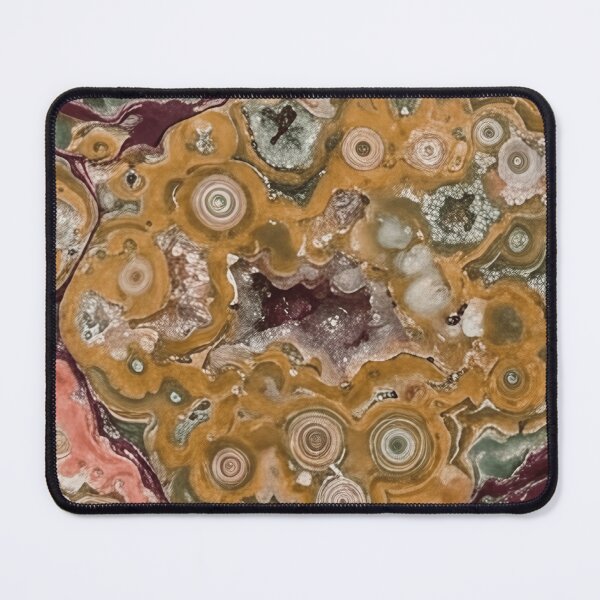 Item preview, Pink Ocean Jasper Orbicular Pattern designed and sold by SassyArtistry.