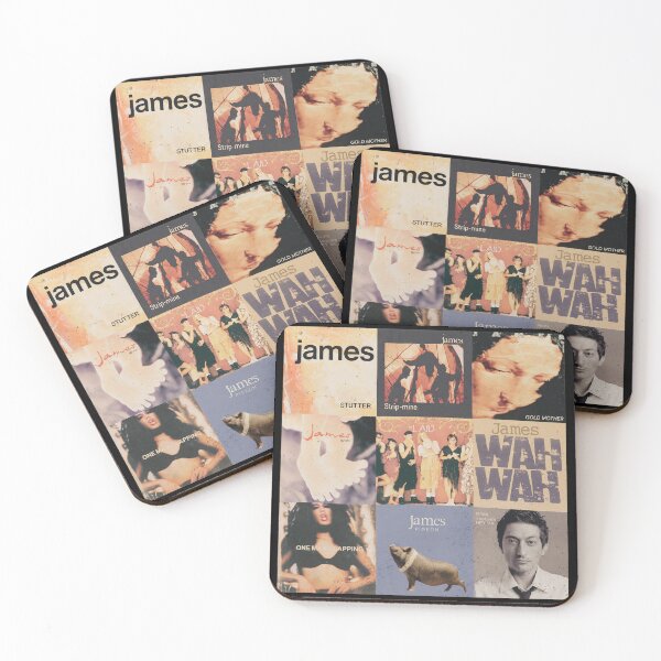 Item preview, James Band British Indie Rock Album Cover Collage designed and sold by JOHNICKLIN.