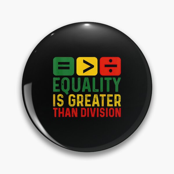Item preview, Equality Is Greater Than Division Math Black History designed and sold by Mind-Drift.