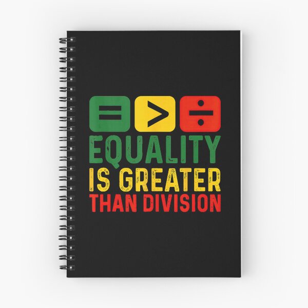 Item preview, Equality Is Greater Than Division Math Black History designed and sold by Mind-Drift.