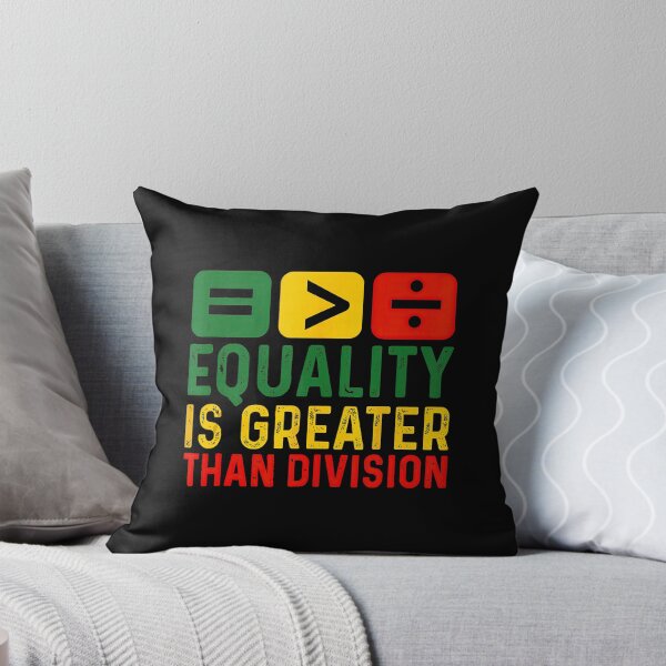 Item preview, Equality Is Greater Than Division Math Black History designed and sold by Mind-Drift.
