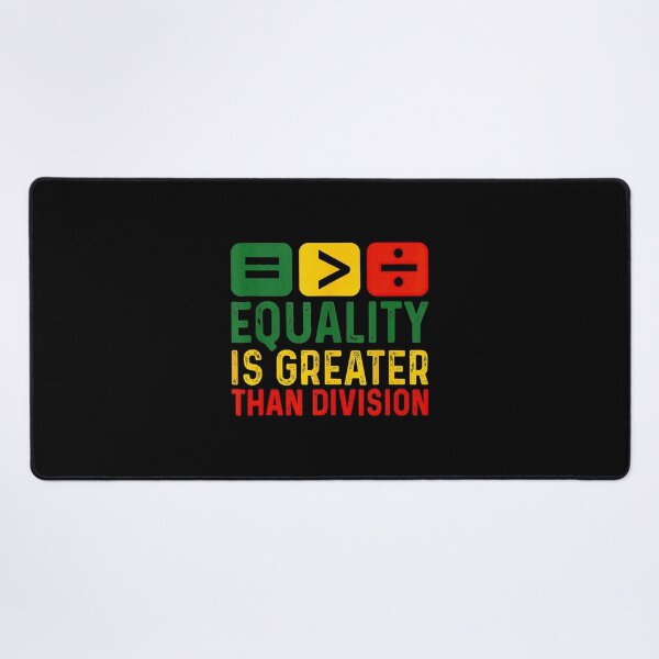 Item preview, Equality Is Greater Than Division Math Black History designed and sold by Mind-Drift.