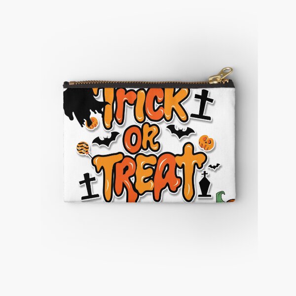 Item preview, Halloween: Trick or Treat typography with ghost and pumpkin designed and sold by AaryaGraphics.