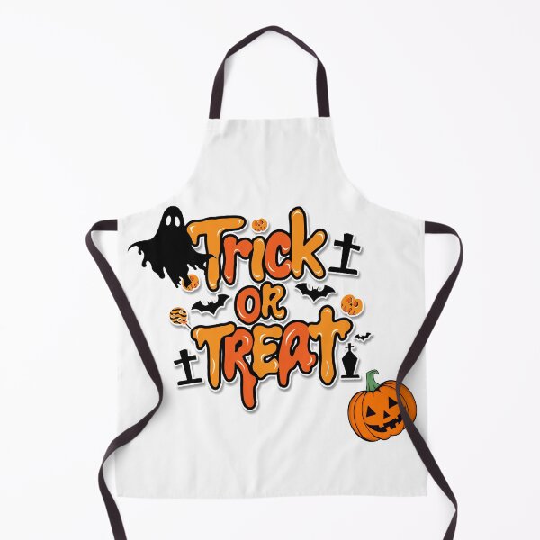Item preview, Halloween: Trick or Treat typography with ghost and pumpkin designed and sold by AaryaGraphics.