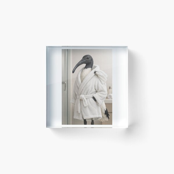 Item preview, Australian White Ibis Spa Bathrobe designed and sold by Sillytoe.