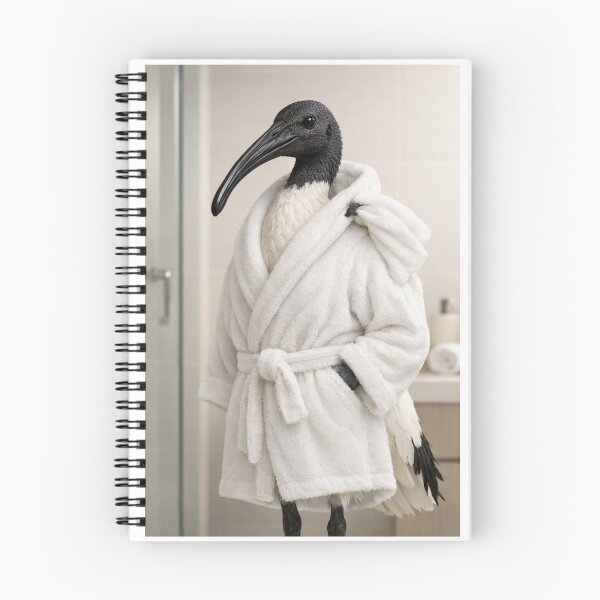 Item preview, Australian White Ibis Spa Bathrobe designed and sold by Sillytoe.