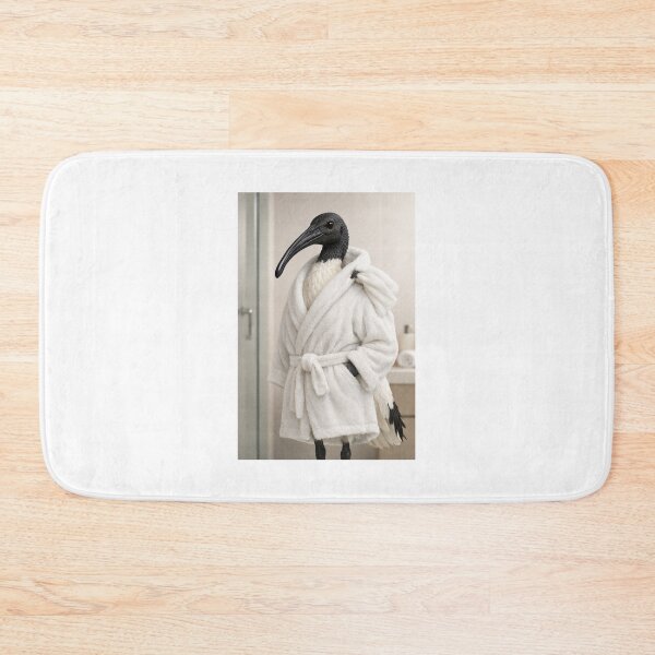 Item preview, Australian White Ibis Spa Bathrobe designed and sold by Sillytoe.