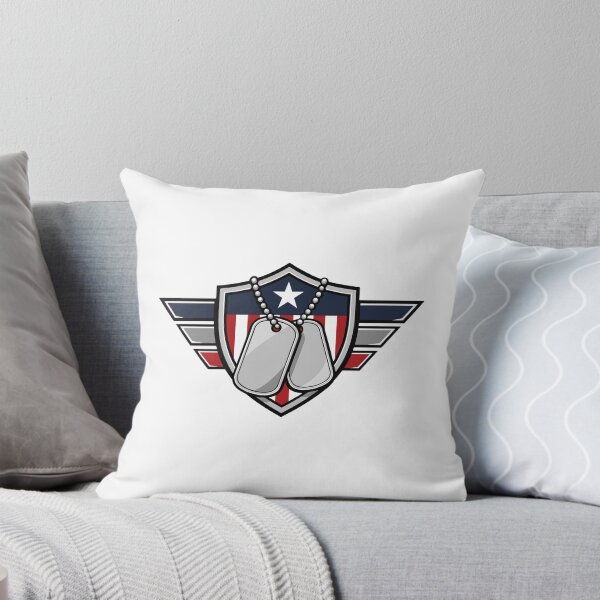 Item preview, Military Dog Tags Shield - American Flag Veteran Badge designed and sold by Marshallamoakohene.