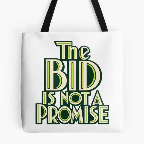 Item preview, The Bid Is Not a Promise Art Deco Trading Type designed and sold by Bikivuno.