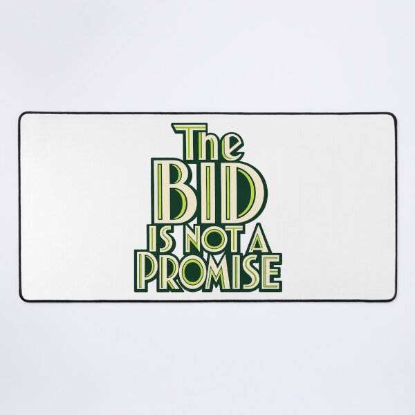 Item preview, The Bid Is Not a Promise Art Deco Trading Type designed and sold by Bikivuno.