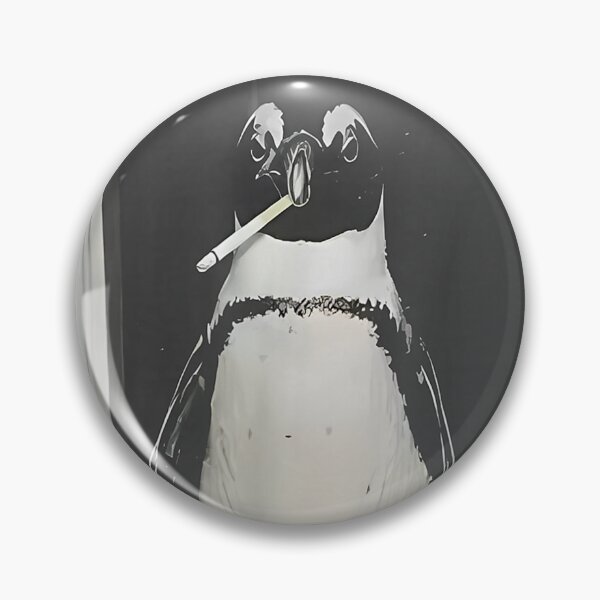 Item preview, Flight was Never an Option Penguin Smoking Funny Bird Meme  designed and sold by Regainbara.