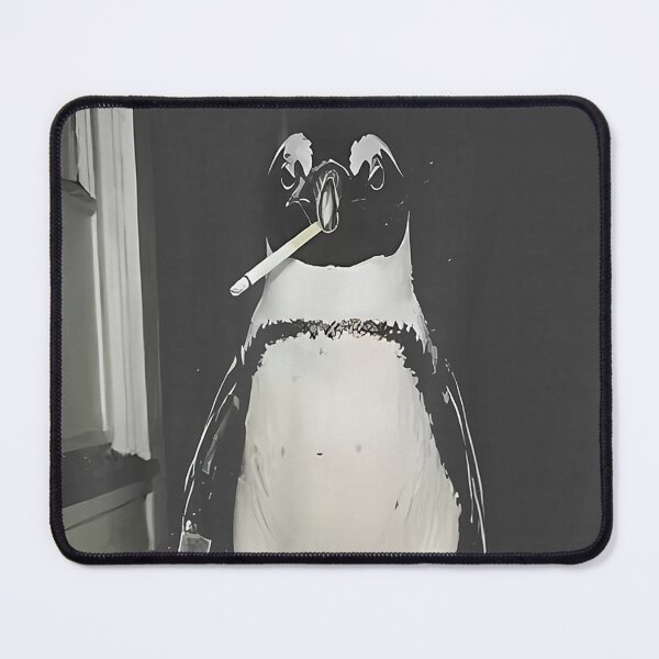 Item preview, Flight was Never an Option Penguin Smoking Funny Bird Meme designed and sold by Regainbara.
