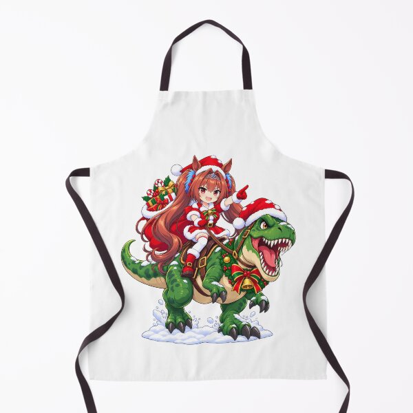 Item preview, Daiwa Scarlet Uma Musume Christmas T Rex Ride designed and sold by SolenneAzur.