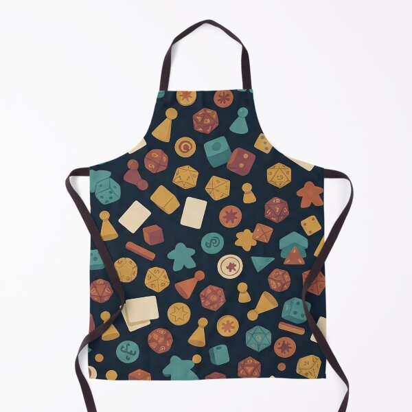 Item preview, Retro Tabletop Gaming Pieces Pattern designed and sold by SassyArtistry.