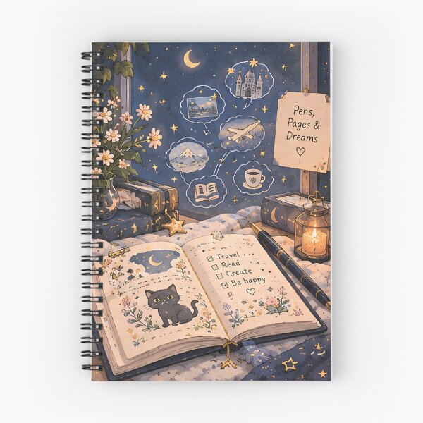 Item preview, Pens, Pages & Dreams – Journal Design designed and sold by KWW SHOP.