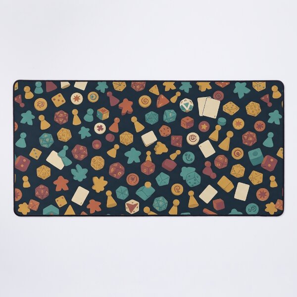 Item preview, Retro Tabletop Gaming Pieces Pattern designed and sold by SassyArtistry.