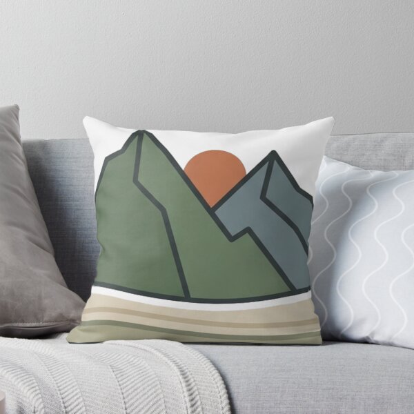 Item preview, Minimal Mountain Sunrise – Simple Nature Graphic designed and sold by meghnad.