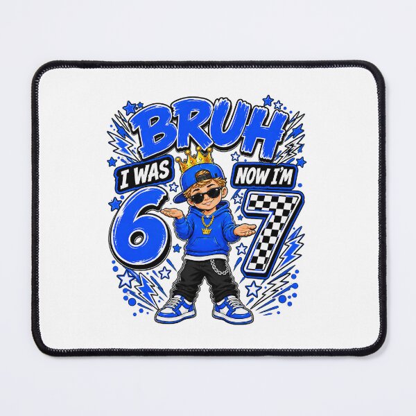 Item preview, Bruh I Was 6 Now I'm 7 Seventh Birthday Boy designed and sold by Mind-Drift.